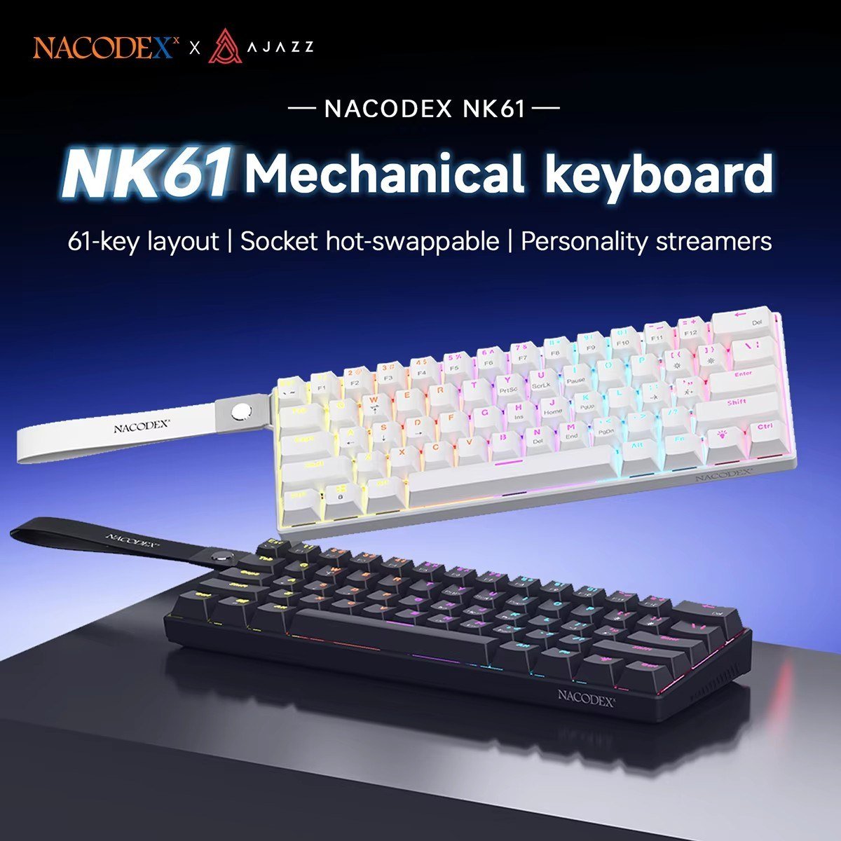 😱 Teclado Mecânico Ajazz X Nacodex NK61