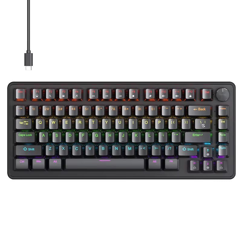 😱 Teclado Mecânico Apayado K82 75% Hot Swap