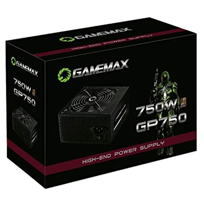 😱 Fonte De Alimentacao 750w Gp750 80 Plus Bronze Gamemax Cor Preto