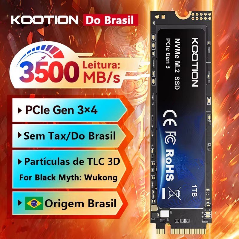 😱 512 Gb KOOTION X15lite SSD NVME M2 512GB