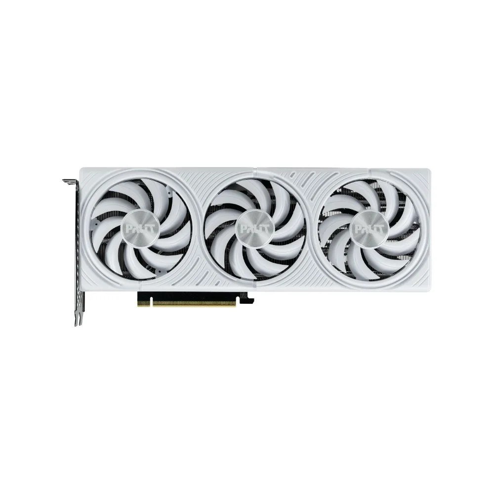 😱 RTX5070 Placa de Video Palit GeForce RTX 5070 WHITE OC 12GB GDDR7 192bit 3-DP e HDMI - NE75070U19K9-GB2050W