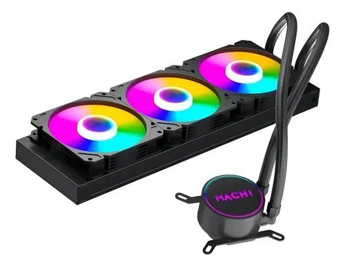 😱 Water Cooler Mach1 Logic, 360mm, Rgb, Amd/intel - Gk360 Preto