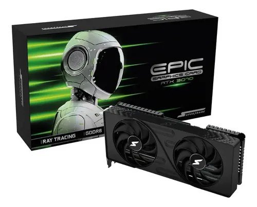 😱 Placa De Vídeo Superframe Nvidia Geforce Rtx 3070 Epic 8 Gb