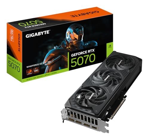 😱 Placa de Vídeo Gigabyte GeForce RTX 5070 WindForce OC 12GB GDDR7