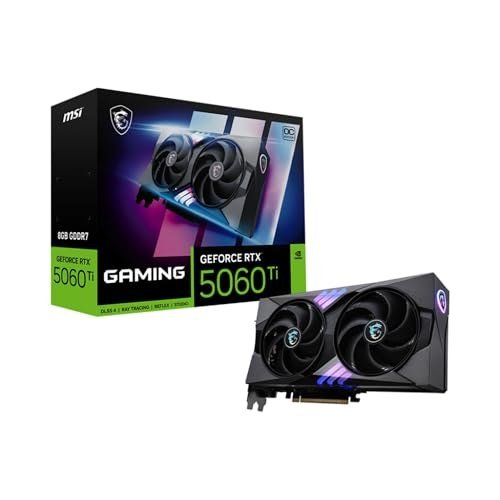 😱 MSI Placa gráfica GeForce RTX 5060 Ti 8G Gaming OC VD9178