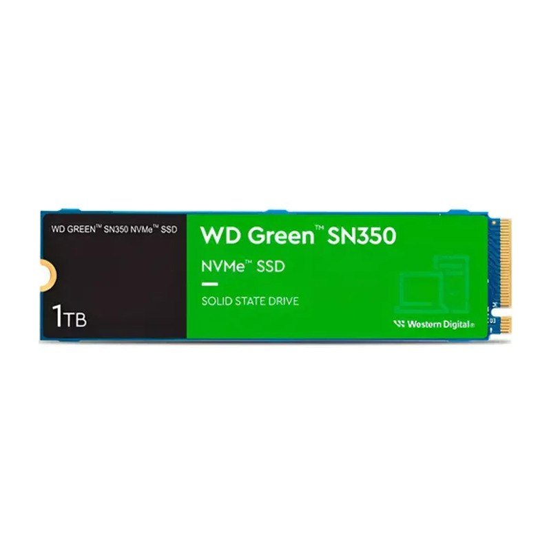 😱 Ssd 1tb Western Digital Green Sn350 Nvme, Gen3 M.2 2280 Azul