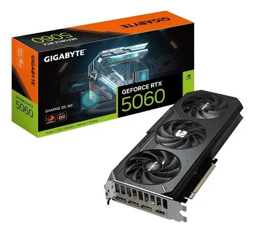😱 Placa De Vídeo Gigabyte Geforce Rtx 5060 Gaming Oc 8gb Gddr7