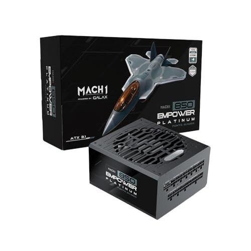😱 Fonte Mach1 Empower, 850w, 80 Plus Platinum, Modular, Pfc Ativo, Preto 850empower