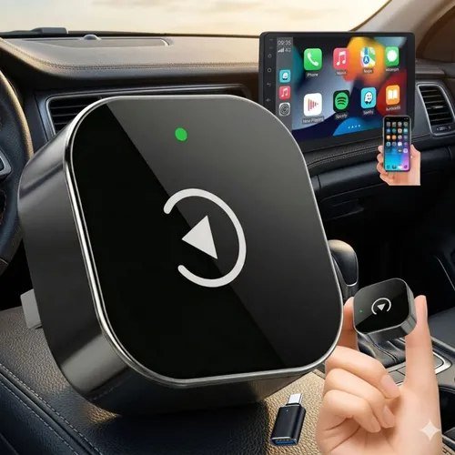 😱 Adaptador CarPlay Sem Fio Android Auto 2 Em 1 USB Wireless Automático