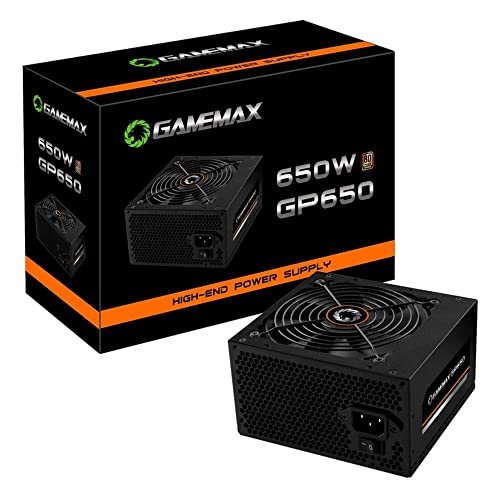 😱 GAMEMAX Fonte Gamer GP650 80 Plus Bronze PFC Ativo Preta 650W