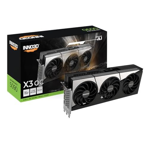 😱 INNO3D Placa gráfica NVIDIA Geforce RTX 5090 X3 OC 32GB GDDR7 256-bit PCI Express Gen 5 Gaming - N50903-32D7X-17593928