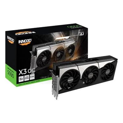 😱 Gpu Inno3d Geforce RTX 5090 X3 Oc 32GB 512-bit Gddr7 N50903-32d7x-1759392