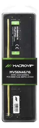 😱 Memória DDR5 16GB 5600MHz Macrovip para Desktop