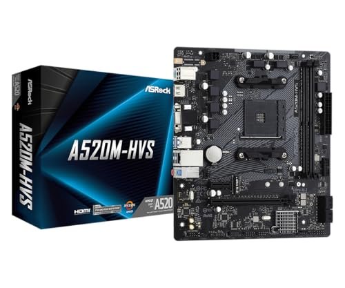 😱 Placa-mãe ASRock Amd A520 Socket Am4 Micro Atx Ddr4-Sdram