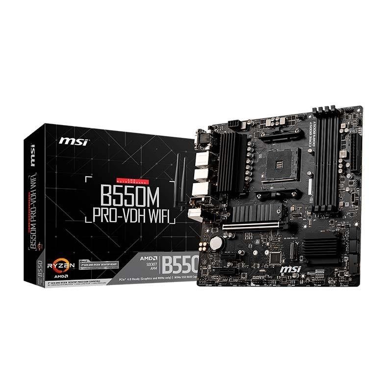 😱 Placa-Mãe MSI B550M Pro-VDH WiFi, AMD AM4