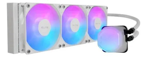 😱 Water Cooler Elite Liquid 36cm Branco Argb (Cooler Master) Branco 360mm