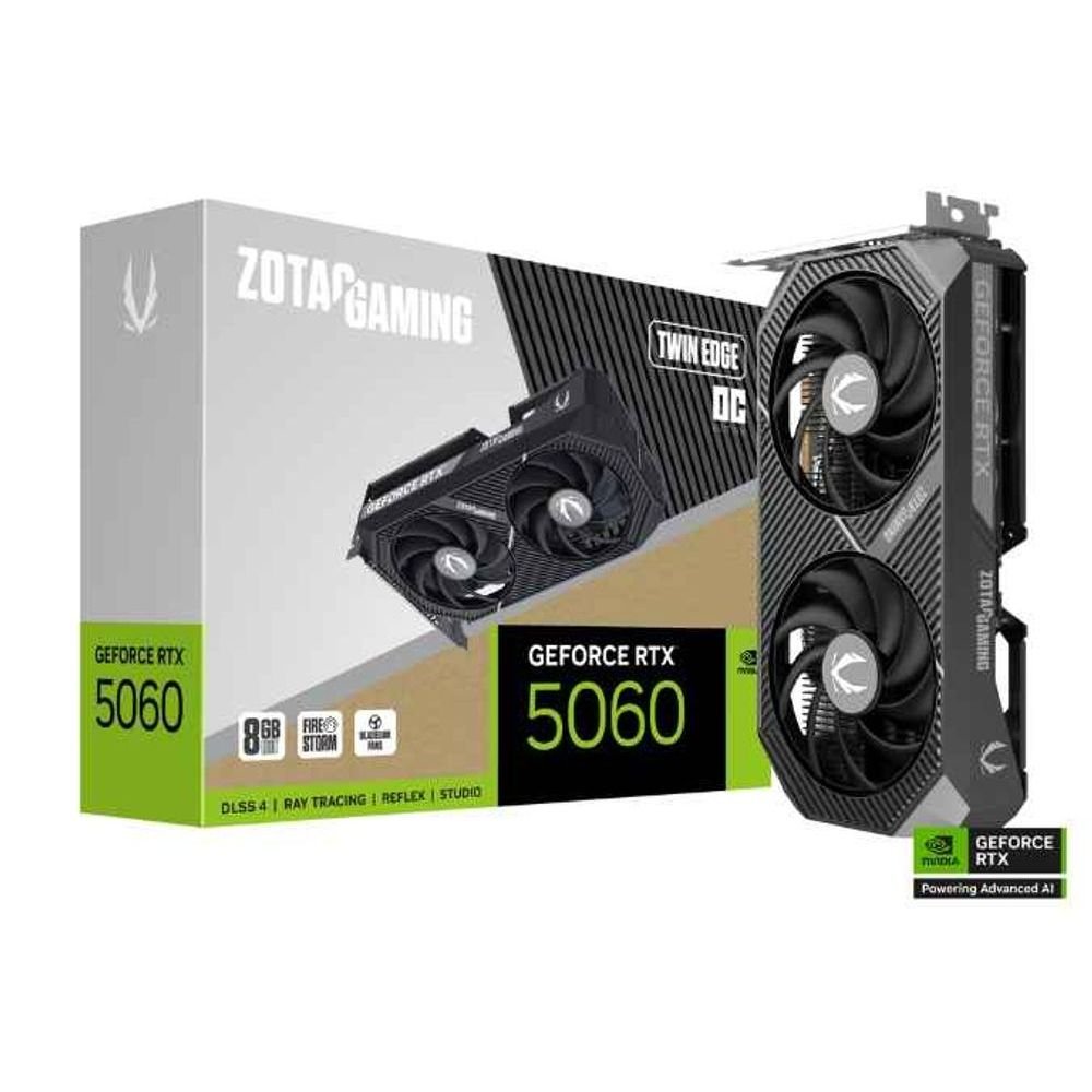 😱 Placa de Vídeo NVIDIA GeForce Zotac Gaming RTX 5060 8GB Twin Edge Oc GDDR7