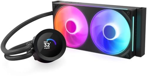 😱 Water Cooler NZXT Kraken Plus 240 RGB Preto com Tela LCD 240mm RL-KN240-B2