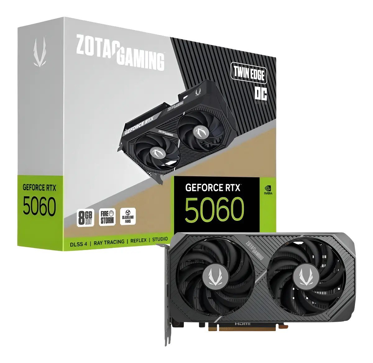 😱 Placa De Vídeo Zotac Rtx 5060 Twin Edge Oc 8GB Gddr7