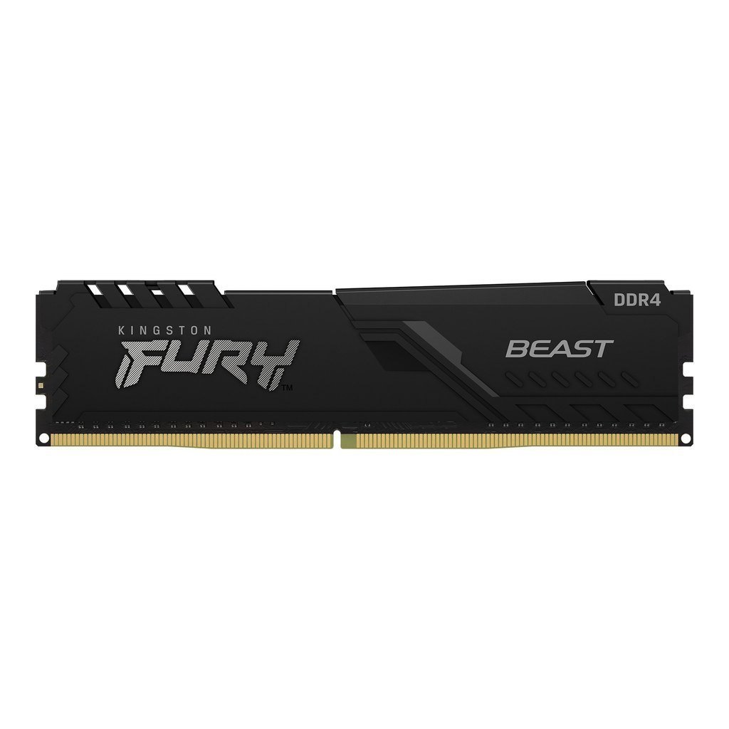 😱 Memória Ram Kingston Fury Beast 8Gb Ddr4 3200MHz Cl16 Dimm Preto Kf432c16bb/8