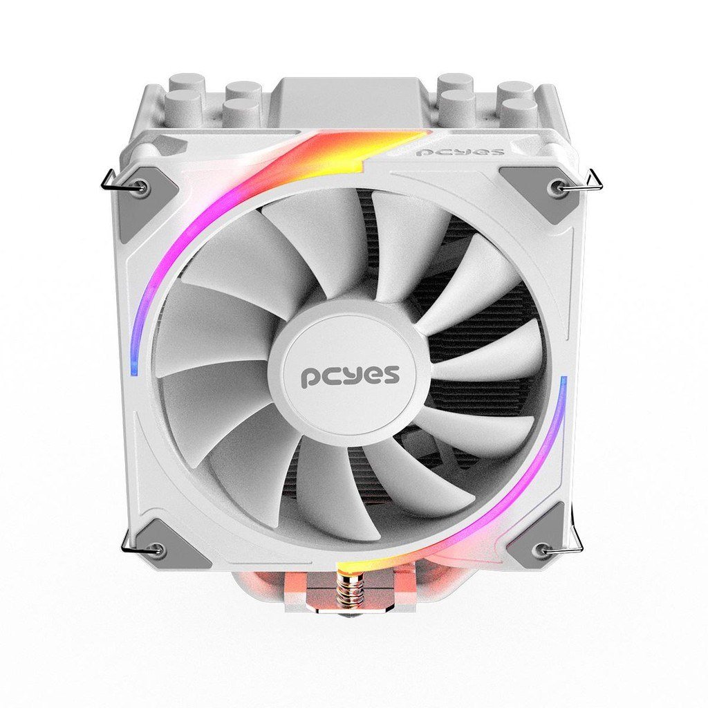😱 Cooler Para Processador Pcyes Frost Pulse Argb White Ghost - Tdp 180w - Pefpargbwg