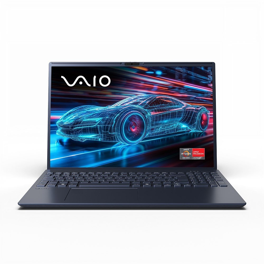 😱 Notebook VAIO FE16 AMD Ryzen 5 - 5625U Linux 16GB RAM 512GB SSD 16" IPS WUXGA - Cinza Grafite fe 16