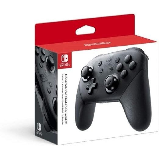 😱 Controle Nintendo Switch Pro, Preto