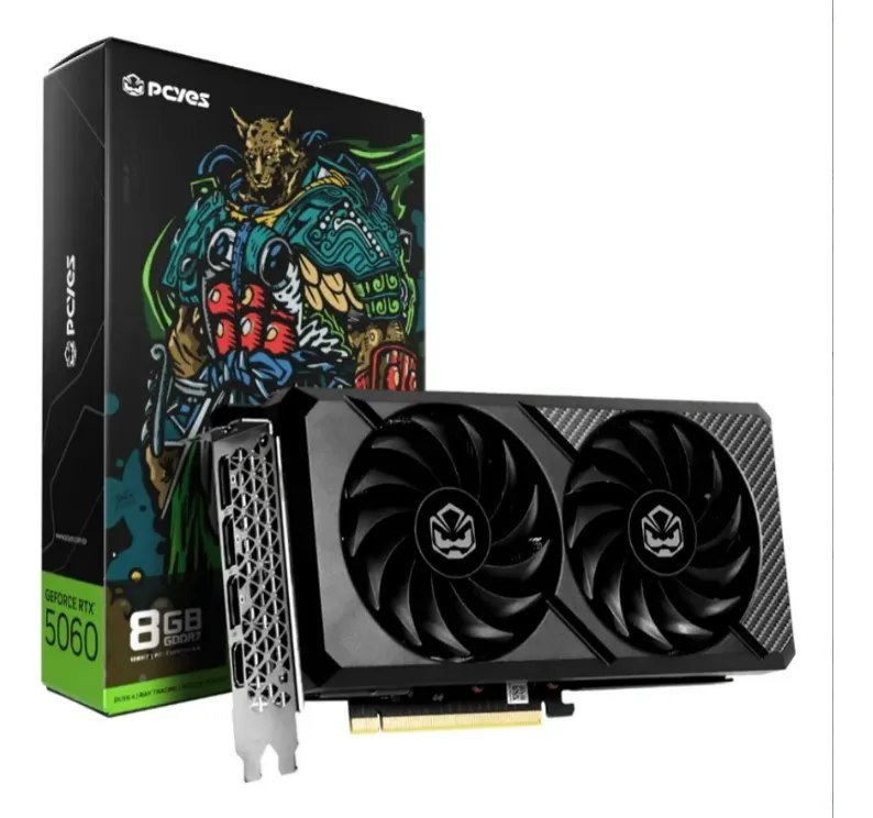 😱 Rtx 5060 Placa De Vídeo Pcyes Geforce Rtx5060 8Gb Gddr7 128 Bits