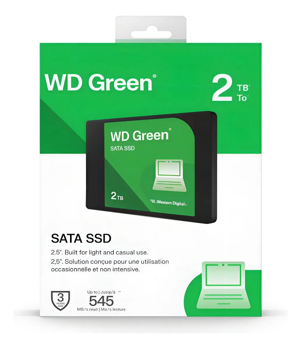 😱 Ssd Wd Green 2.5 2tb Sata Iii 545 Mb/s Wds200t5g0a