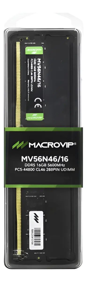 😱 Memória DDR5 16GB 5600MHz Macrovip para Desktop