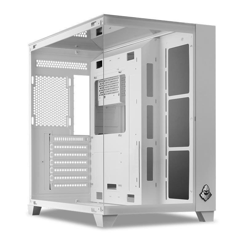 😱 Gabinete Gamer Mancer Cv550, Mid-Tower, Lateral de Vidro, Branco, Mcr-Cv550-Wh