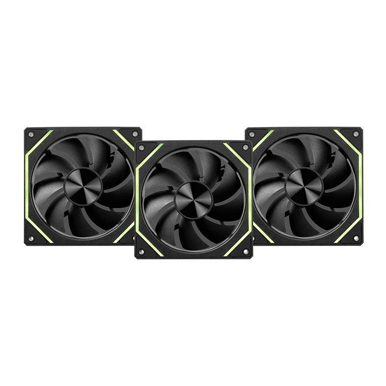 😱 Kit Ventoinhas Pichau Ventus NX, ARGB, 3x120mm, Preto, PCH-VTNX3-BK01
