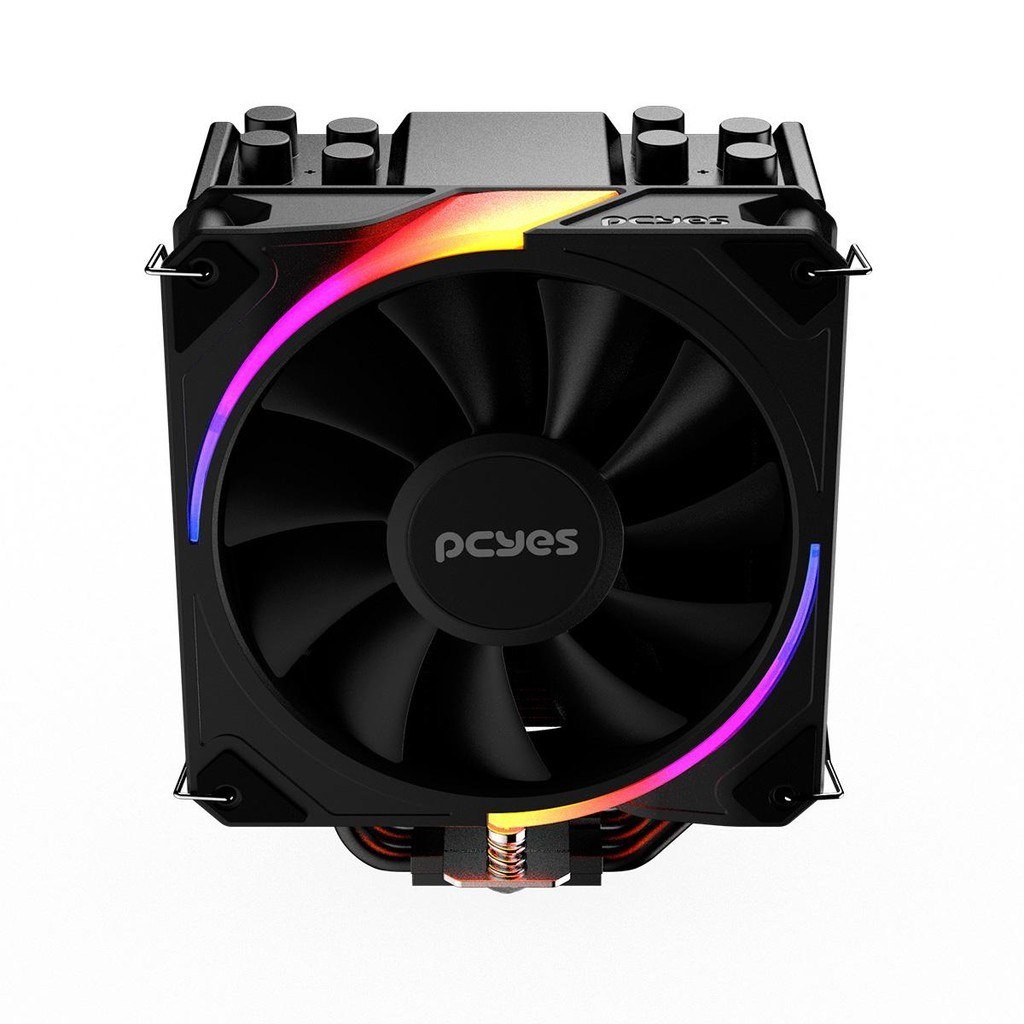 😱 Cooler Para Processador Pcyes Frost Pulse Argb Black Vulcan