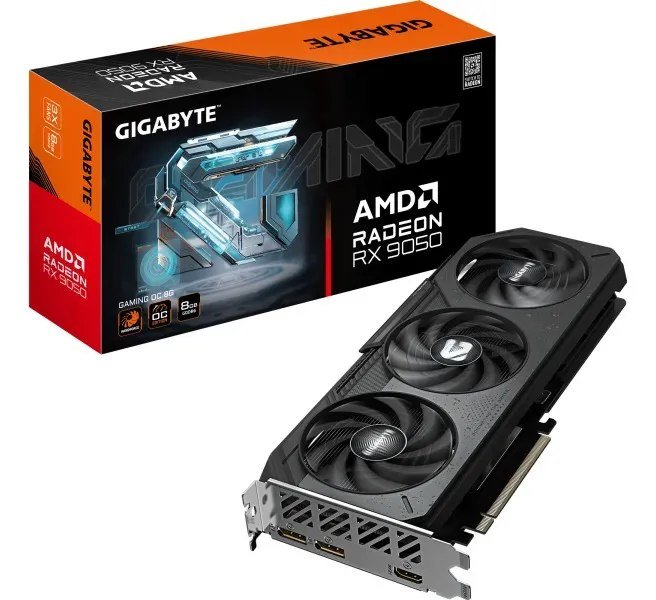 😱 Placa gráfica Gigabyte Radeon Rx 9050 Gaming Oc 8gb Gddr6