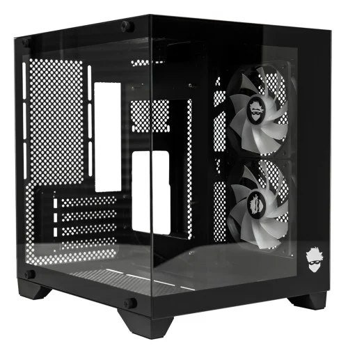 😱 Gabinete Gamer Ninja Akyra X2 Mid Tower Vidro M-ATX