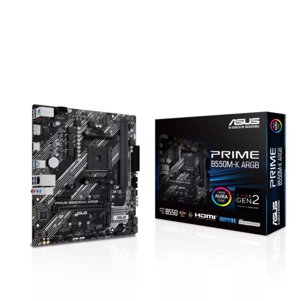 😱 Placa Mãe Asus Prime B550M-K ARGB 90MB1GC0-M0EAY0