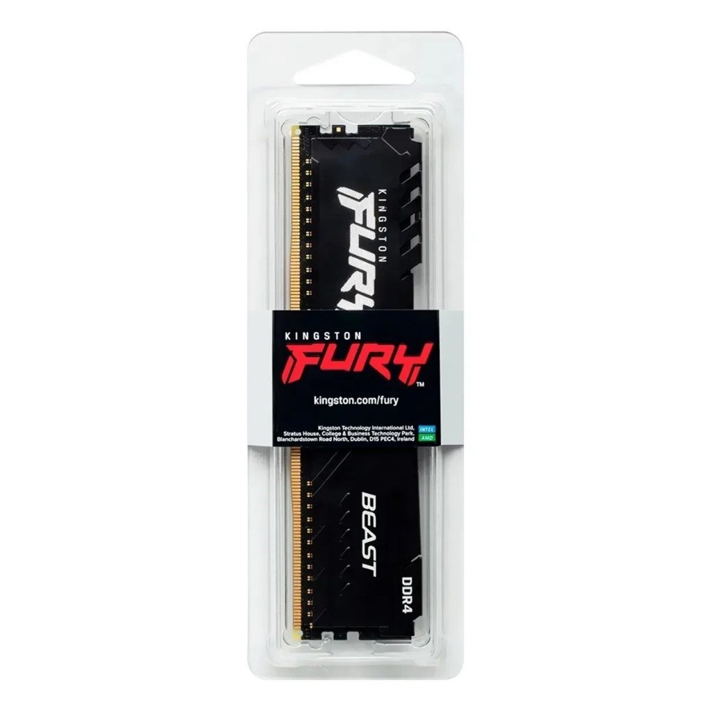 😱 Memoria Ram Ddr4 8Gb 3200Mhz Kingston Fury Beast Kf432c16bb/8, Link produto