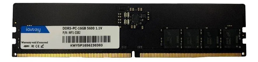 😱 Memória Ram 16gb Ddr5 5600mhz Udimm Ioway