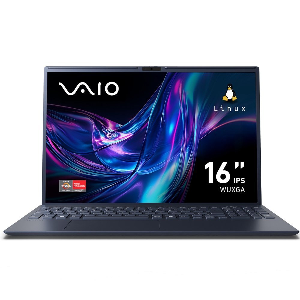 😱 Notebook VAIO FE16 AMD Ryzen 7 5825U, Linux, 8GB RAM 256GB M.2 NVMe 16" IPS - Cinza Grafite fe 16