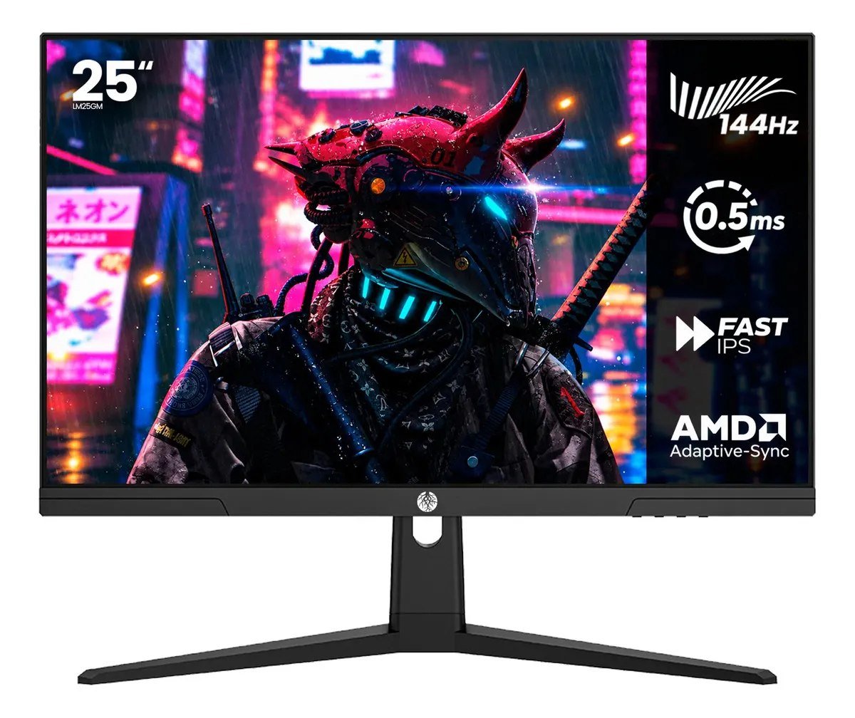 😱 Monitor Gamer Haiz 25'' Ips Fhd 144hz 0.5ms Hdmi Dp Vesa Preto
