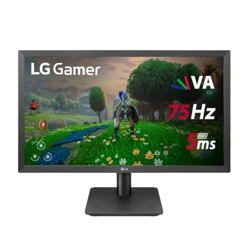 😱 Monitor Gamer LG 21, 5'' VA FHD 75Hz 5ms HDMI FreeSync Inclinação Bivolt Preto 22MP410-B.AWZM