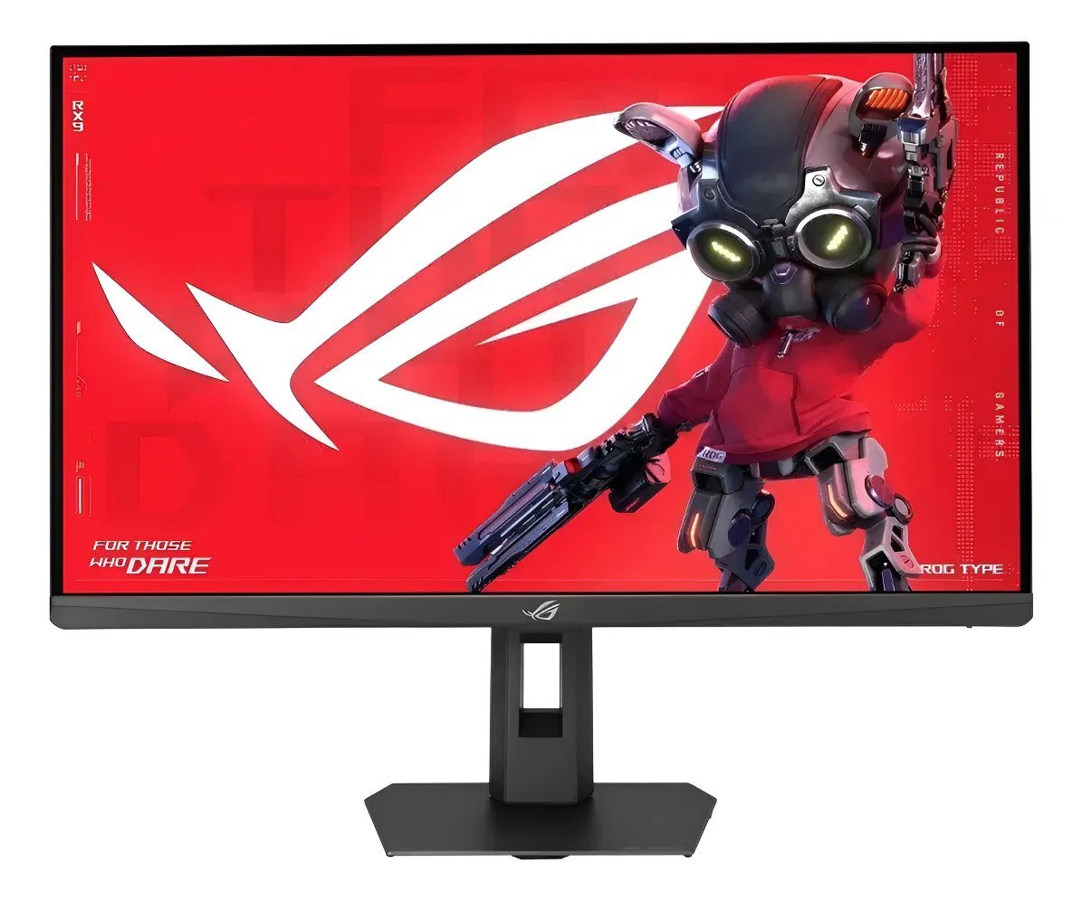 😱 27", Qhd, 220Hz Monitor Gamer Asus Rog Strix, 0.3ms, Fast Ips, Vrr, G-Sync, FreeSync, Hdr 400, Altura Ajustável - Xg27acsr