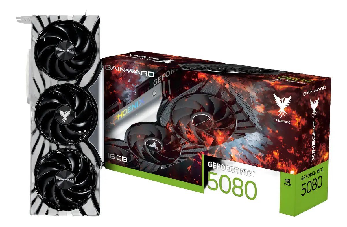 😱 Placa de Vídeo Gainward Phoenix Rtx 5080 16Gb Gddr7 8K Ray Tracing