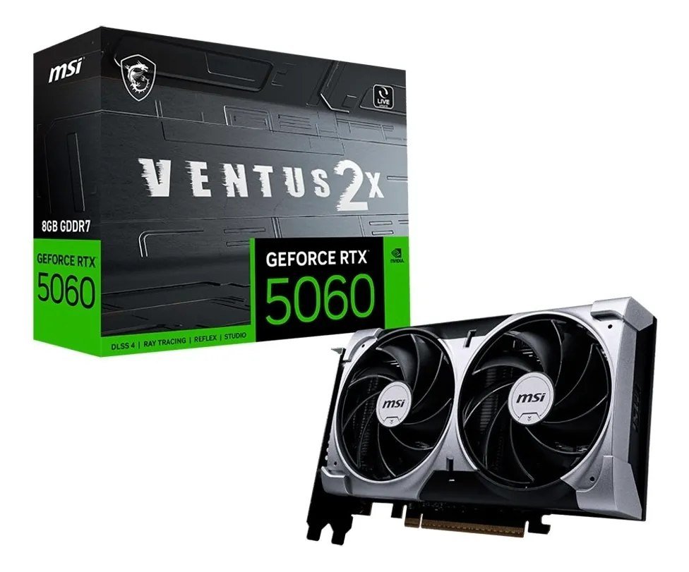 😱 Open Box Nvidia Msi Rtx 5060 Ventus 2x 8Gb Gddr7 Oc