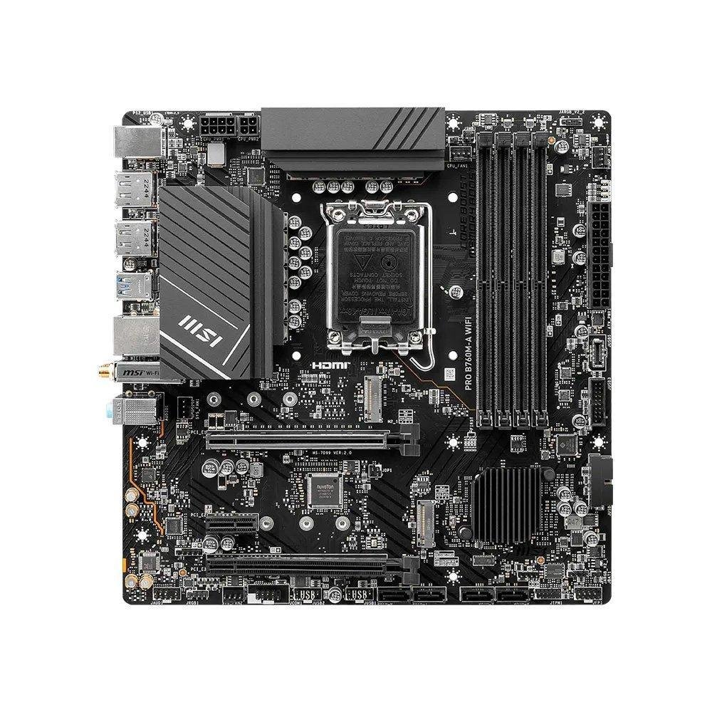 😱 Kabum Placa-Mãe Msi Pro B760m-a Wifi, Intel, Lga 1700, Micro-Atx, Ddr5, Wi-Fi Prob760mawifi