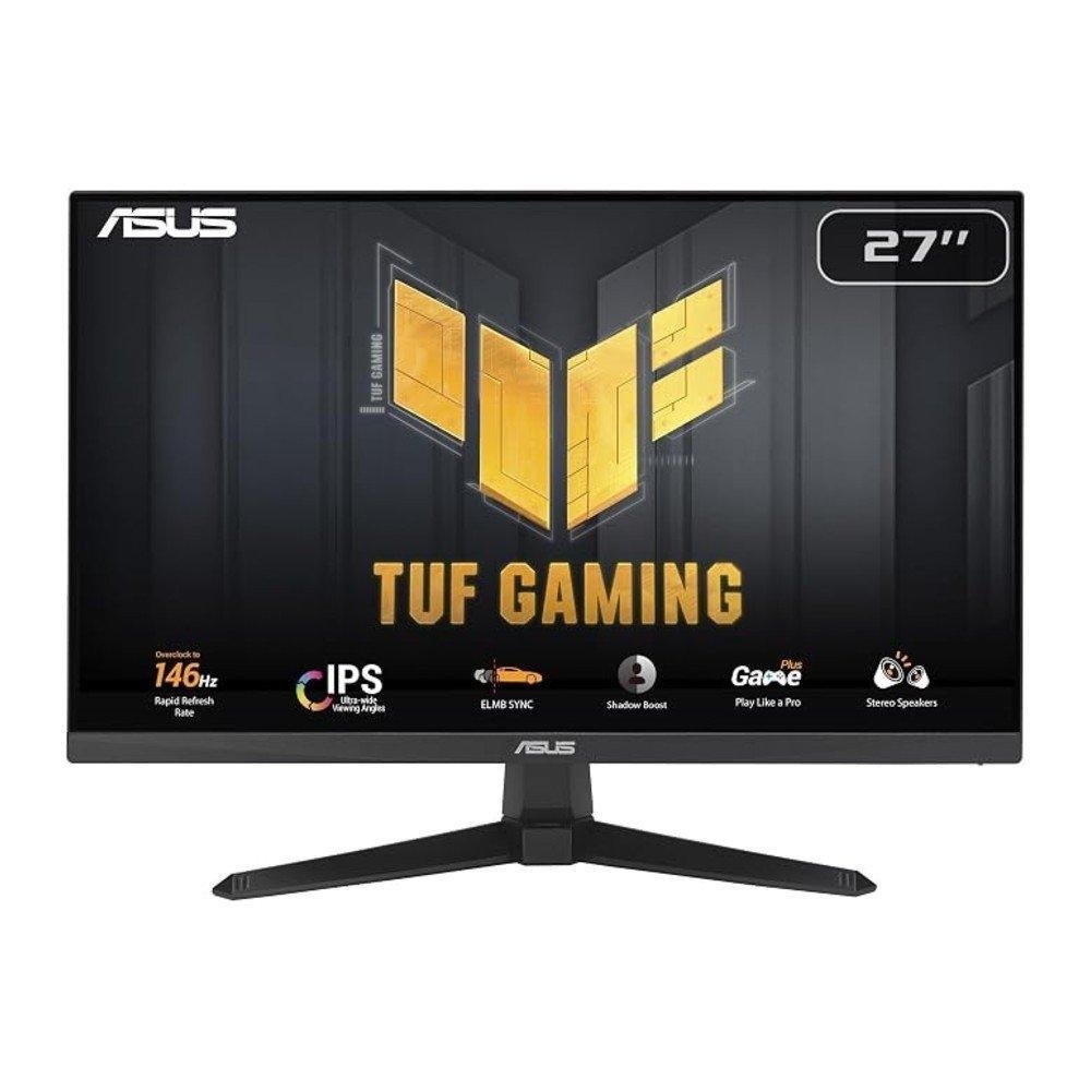 😱 Monitor Asus Tuf Gaming, 27 polegadas, Ips, Full Hd, 146Hz, 1ms, FreeSync, Hdr10, Hdmi, DisplayPort, Preto Vg279qe5a