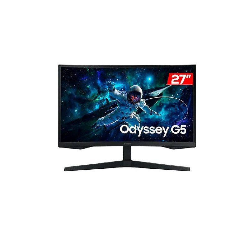 😱 Monitor Samsung Odyssey G5 27" QHD VA LS27CG552ELMZD 165HZ 1 (MPRT) Display Port HDMI Headphone USB-C