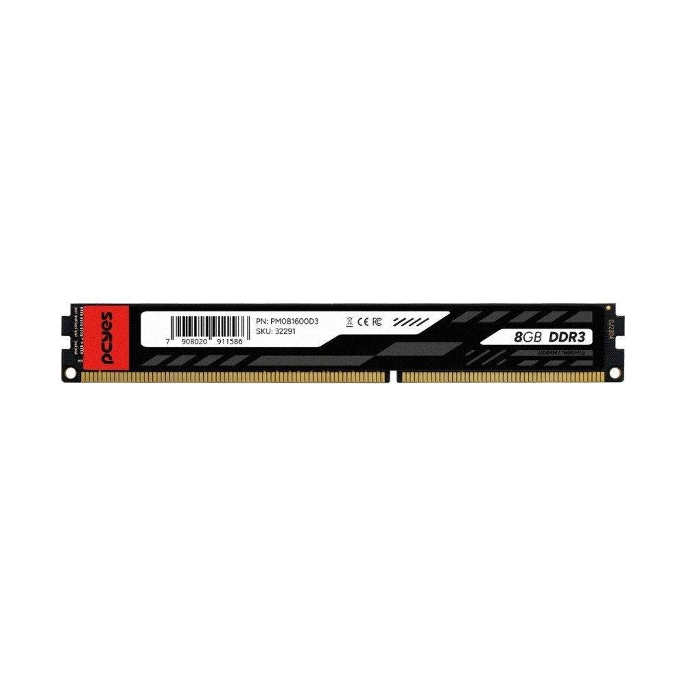 😱 Memória PCYes, 8GB, DDR3, 1600MHz, UDIMM, PM081600D3