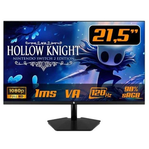 😱 Monitor Gamer Ninja Tenseigan, 21.5 Pol, Full Hd, 1ms, 120Hz, Va, 98% sRGB, Vga/Hdmi, Gn-Mn-Tsg21fsvfc1b