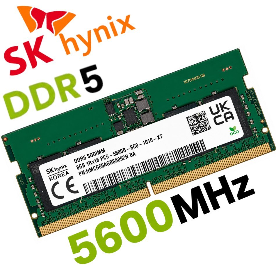 😱 Memoria Ram DDR5 8GB 5600MHZ 4800MHZ SK HYNIX/SAMSUNG/ZILIA/CRUCIAL 1RX16 SODIMM